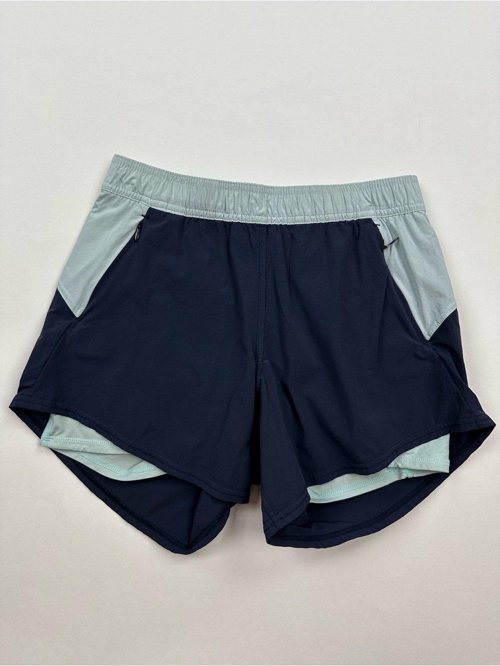 Fair Harbor Blue Two Tone Corliss Athletic Shorts Size XS
